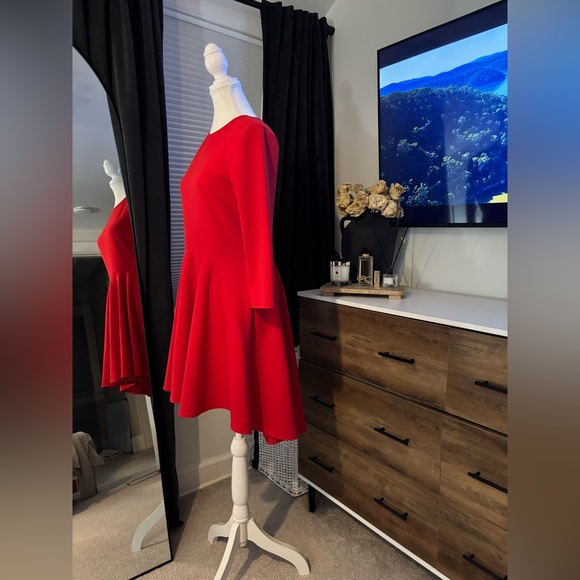 Express Scarlet Long Sleeve Dress - Picture 7 of 8